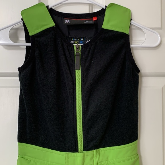 Spyder Little Boys Expedition Insulated Ski Snow Snowboarding Bibs Pant – 6 - Picture 4 of 8